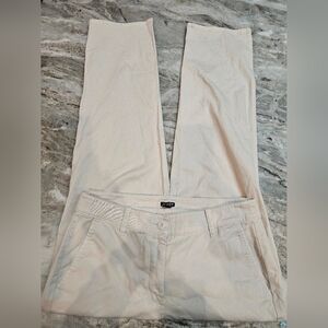 “J.Crew Women’s 8 Beige Chino Pants BY292 Re-Imagined Fair Trade Cotton Stretch”